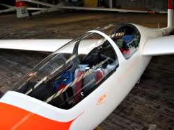 glider cockpit
