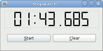 QStopWatch screenshot